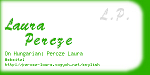 laura percze business card